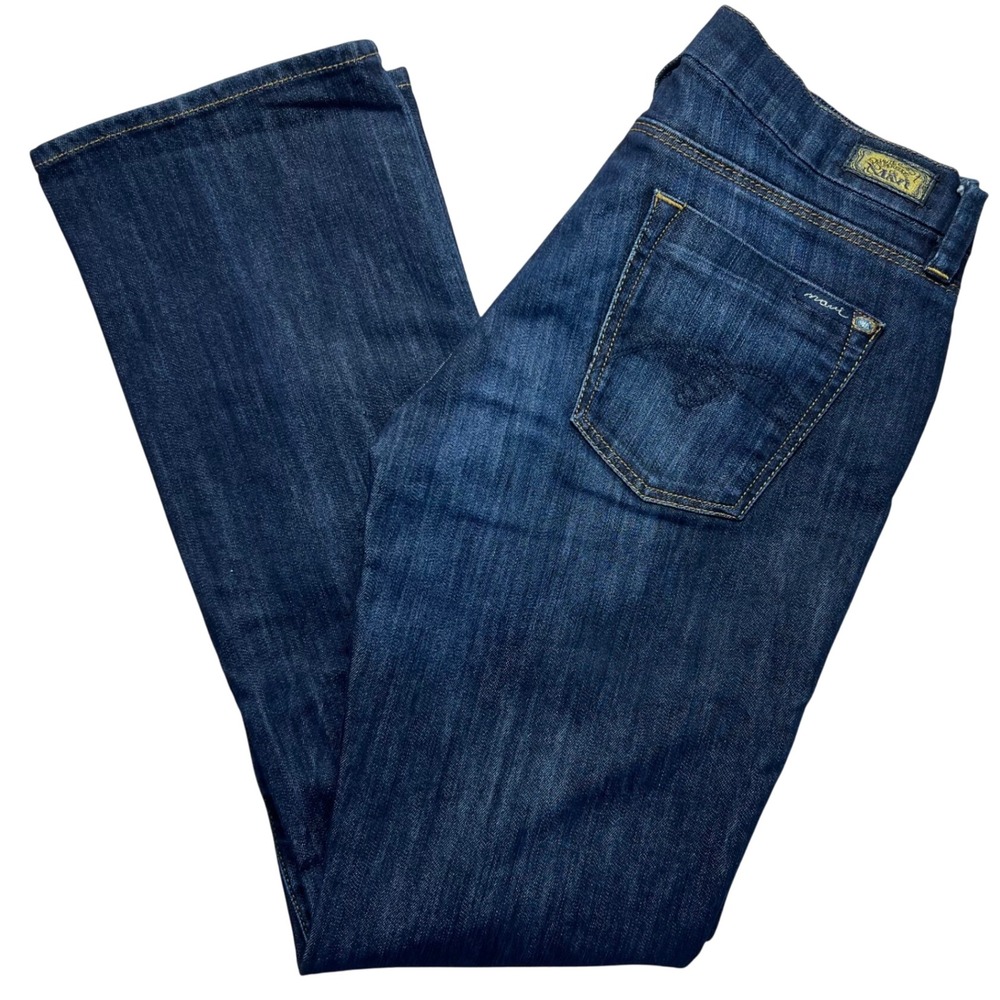 Mavi Jeans Womens Mona Bootcut Dark Wash Denim Stretch‎ Blue Size 30/32